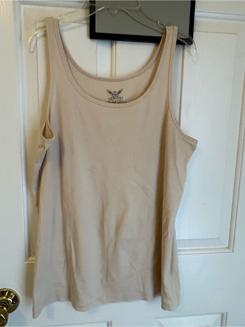 Faded Glory Beige Scoop Neck Women's Tank